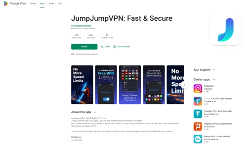 چرا Jump Jump VPN برای اتصال روزانه مناسب است؟